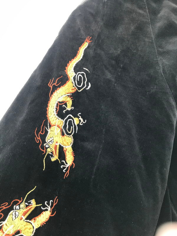 【現状渡し品】【メンズ】 USED ユーズド SOUVENIR JACKET BLACK 3323 顔虎 スーベニア ジャケット ライトアウター 146-260801-rt-18-tagh サイズ:F カラー:ブラック 万代Net店