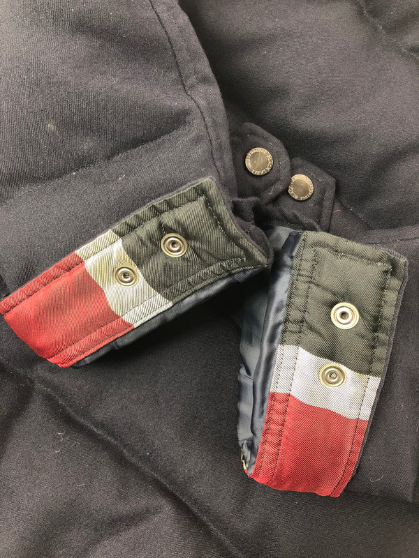 【中古品】【メンズ】 BLACK LABEL CRESTBRIDGE ブラックレーベル・クレストブリッジ WOOL DOWN JACKET ウール ダウン ジャケット アウター 141-260809-rt-09-tagh サイズ:L カラー:ネイビー 万代Net店