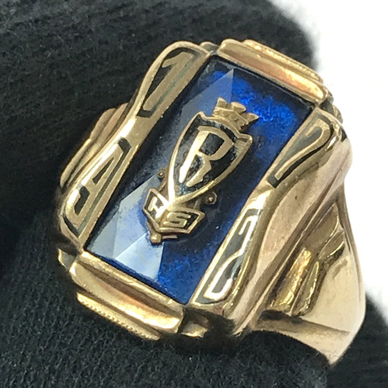 【中古品】【メンズ】 HERFF JONES ハーフジョーンズ COLLEGE RING カレッジリング 1972年製 HJ10K刻印 アクセサリー リング ヴィンテージ 192-260806-su-11-tagh カラー:ゴールド 万代Net店