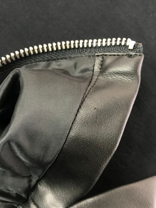 【中古品】【メンズ】 DIESEL ディーゼル S-MIRR-NEW-B JACKET A13041 フェイクレザー 切り替え パーカー トップス 141-260814-rt-14-tagh サイズ:L カラー:ブラック 万代Net店