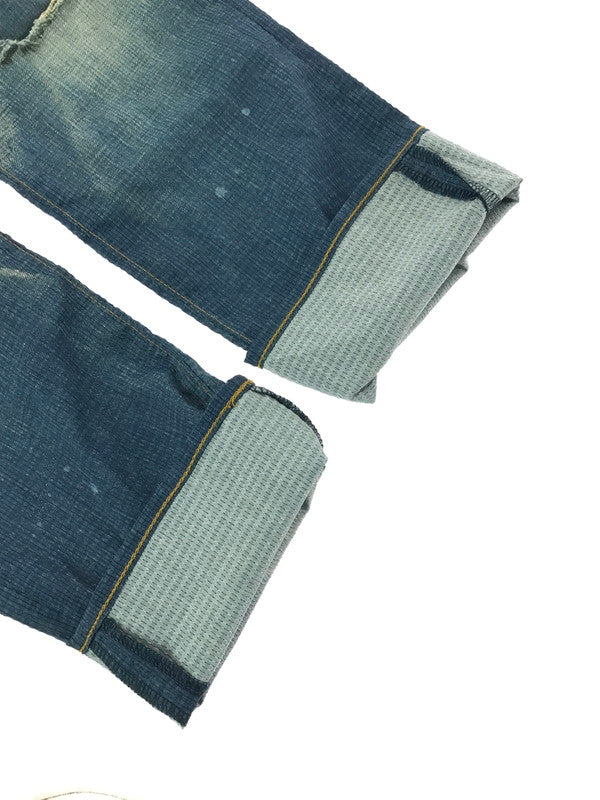 【中古美品】【メンズ】 HYSTERIC GLAMOUR ヒステリックグラマー GOD PATCH PANTS 02182AP21 ゴッド パッチ パンツ ボトムス 151-260814-rt-38-tagh サイズ:S カラー:ブルー 万代Net店