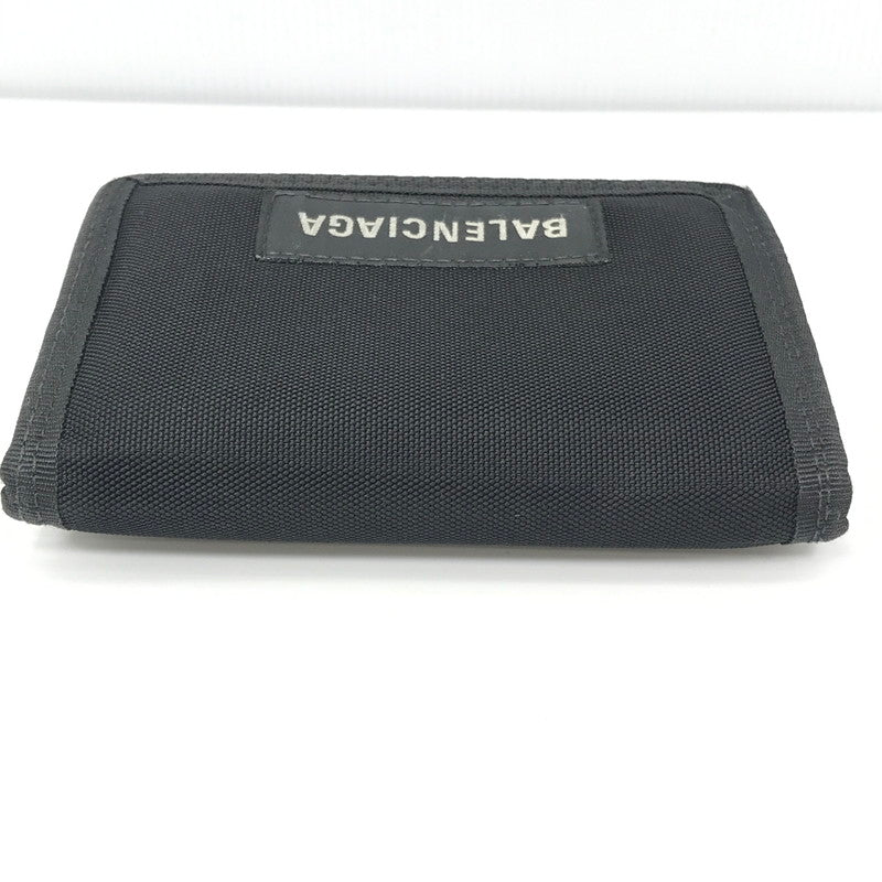 【中古品】【メンズ】 BALENCIAGA バレンシアガ EXPLORER SQUARE COIN WALLET BLACK 507481 エクスプローラースクエア コインケース 財布 181-260819-su-09-tagh カラー:ブラック 万代Net店
