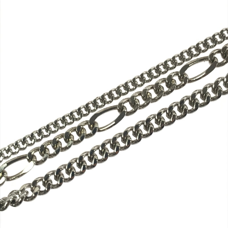 【中古品】【メンズ】 JUSTINE CLENQUET ジュスティーヌ・クランケ SIMON NECKLACE PALLADIUM 34JC01SIMON サイモン ネックレス アクセサリー 192-260906-rt-22-tagh カラー:シルバー 万代Net店