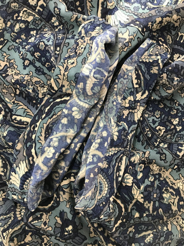 【中古品】【メンズ】 POLO BY RALPH LAUREN ポロ バイ ラルフローレン 90's S/S SILK OPEN COLLOR SHIRT シルクオープン カラー シャツ トップス 146-260826-rt-04-tagh サイズ:L カラー:グリーン 万代Net店