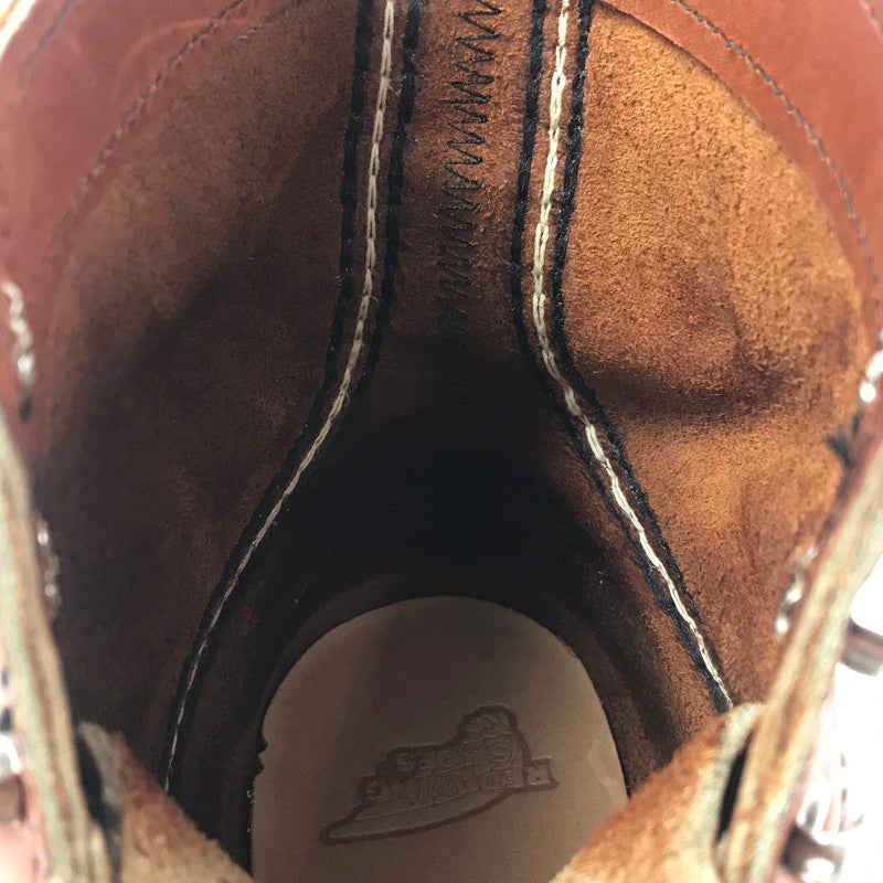 【中古品】【メンズ】 RED WING レッドウィング IRON RANGER TRACTION TRED ORO LEGACY 8089 24年製 アイアン レンジャー ブーツ 靴 164-260913-rt-38-tagh サイズ:24.5cm UD6.5D カラー:ブラウン 万代Net店
