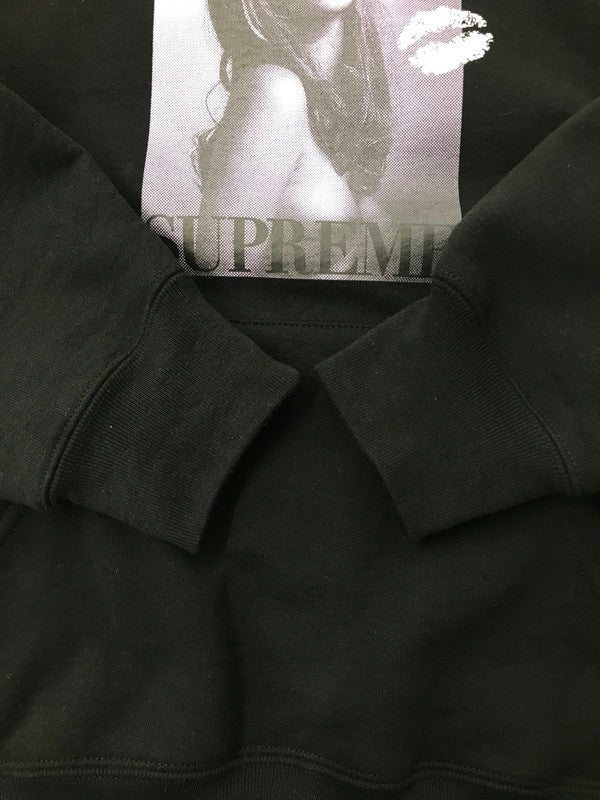 【中古品】【メンズ】 SUPREME シュプリーム 24AW KATE MOSS HOODED SWEATSHIRT ケイト モス フーデッド スウェット シャツ トップス パーカー 149-261001-rt-08-tagh サイズ:S カラー:ブラック 万代Net店