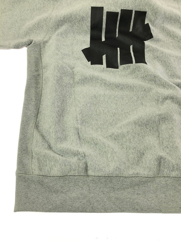 【中古品】【メンズ】 UNDEFEATED アンディフィーテッド LOGO PRINT HOODED SWEATSHIRT 191077010007 ロゴ プリント フーディー スウェットシャツ トレーナー 142-261001-na-15-tagh サイズ:XL カラー:グレー 万代Net店