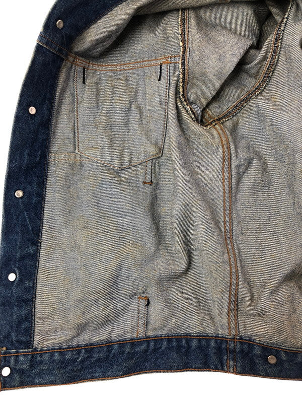 【中古品】【メンズ】 LEVI'S リーバイス 80's DENIM TRACKER JACKET 70649-0217 刻印J02 80年代 デニム トラッカー ジャケット 日本製 ヴィンテージ 146-260926-rt-23-tagh サイズ:M カラー:インディゴ 万代Net店