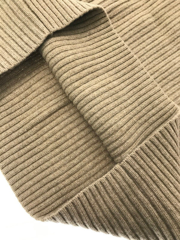 【中古品】【メンズ】 L.L.BEAN エルエルビーン LAMB'S WOOL COMMAND KNIT VEST CAMEL ウール コマンド ニット ベスト 146-260924-rt-48-tagh サイズ:XL カラー:キャメル 万代Net店