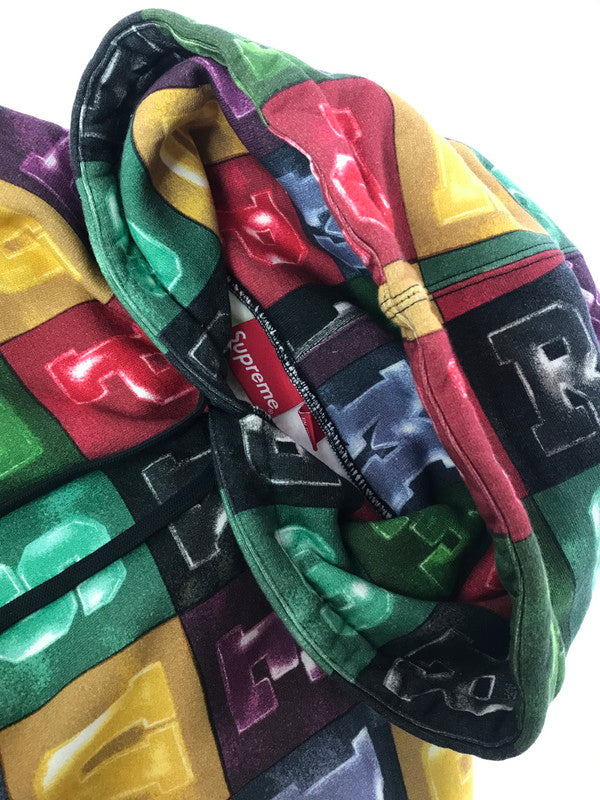 【中古品】【メンズ】 SUPREME シュプリーム 20AW BLOCKS HOODED SWEATSHIRT ブロックス フーデッド スウェットシャツ プルオーバーパーカー 149-261006-na-04-tagh サイズ:S カラー:マルチカラー 万代Net店