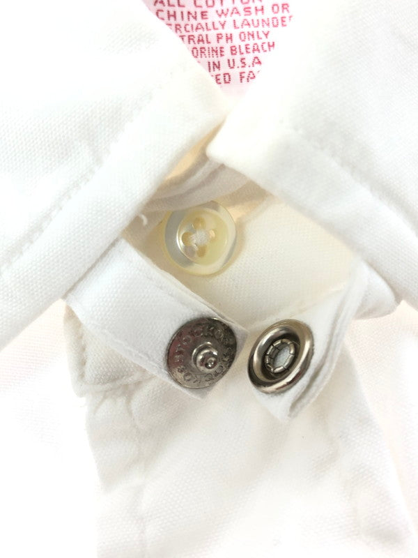 【中古品】【メンズ】 BROOKS BROTHERS ブルックスブラザーズ USA製 80S-90S L/S SHIRT 80-90年代 長袖シャツ 146-261001-na-12-tagh サイズ:16 1/2-4 カラー:ホワイト 万代Net店