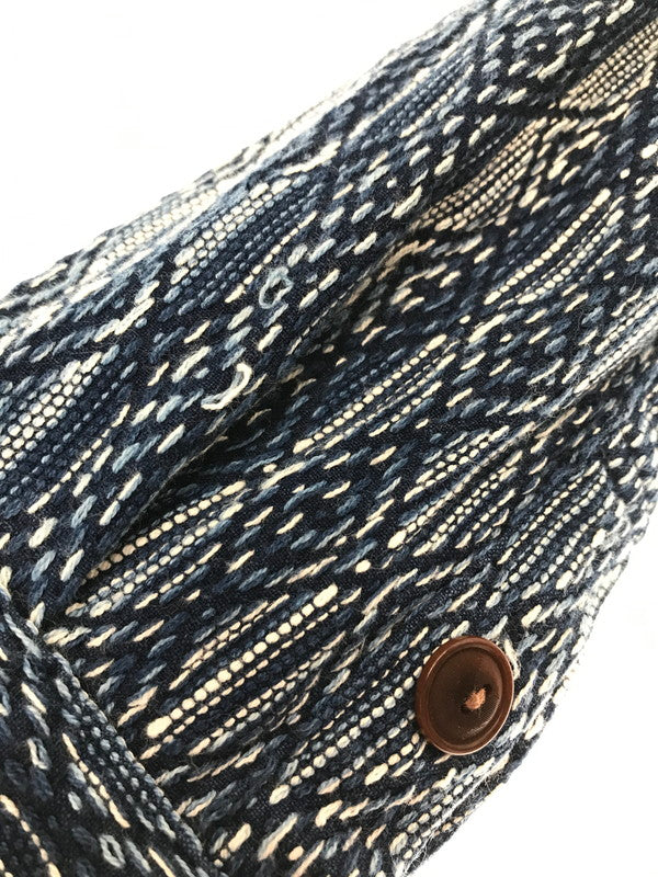 【中古品】【メンズ】 STUDIO D'ARTISAN ステュディオ・ダ・ルチザン 5606 L/S SHIRT カセ染め刺し子 長袖シャツ 145-261005-na-03-tagh サイズ:40 カラー:ブルー 万代Net店