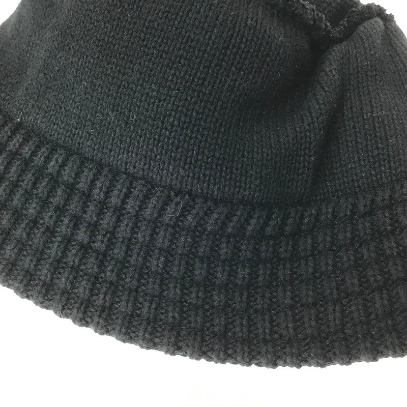 【中古品】【メンズ】 BEAMS ビームス JACQUARD KNIT BUCKET HAT 11-41-0142-428-204141 ジャカード ニット バケット ハット 帽子 185-261023-ty-15-tagh カラー:ブラック 万代Net店