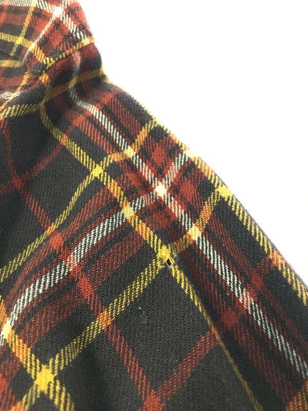 【ジャンク品】【メンズ】 PENDLETON ペンドルトン 60'S L/S BD WOOL CHECK SHIRT 60年代 ボタンダウン ウール チェックシャツ 長袖シャツ 146-261020-na-20-tagh サイズ:M カラー:ブラウン系 万代Net店