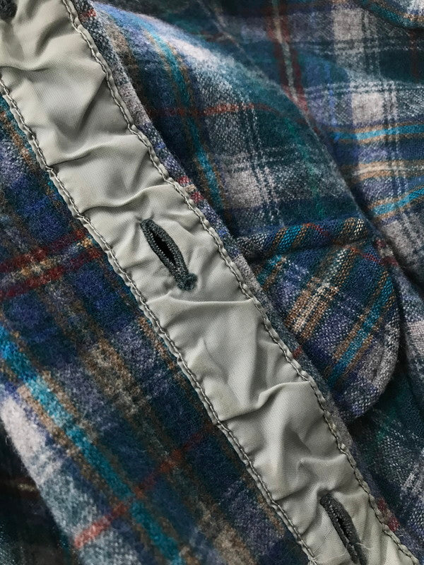 【中古品】【メンズ】 PENDLETON ペンドルトン 70'S USA WOOL CHECK L/S SHIRT 70年代 USA製 ウール チェック 長袖 シャツ トップス 146-261026-ty-14-tagh サイズ:S カラー:ブルー/グリーン 万代Net店