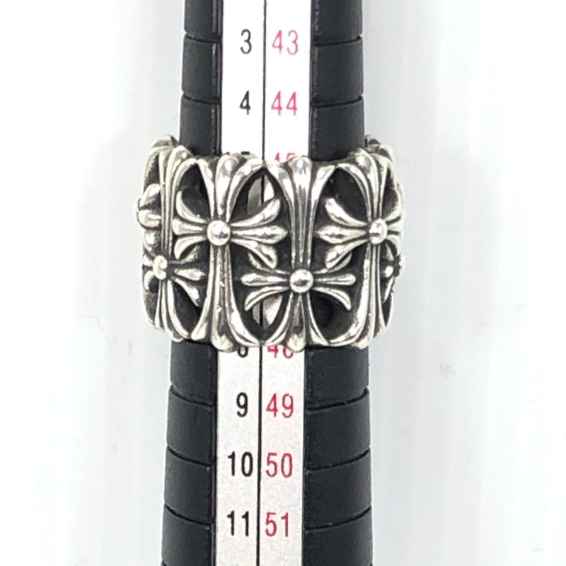 【中古品】【メンズ】 CHROME HEARTS クロムハーツ SV925 CEMETERY CRS セメタリークロスリング 指輪 アクセサリー 190-261028-rt-12-tagh カラー:シルバー 万代Net店