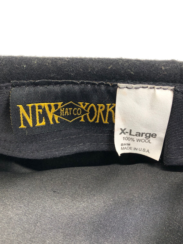 【中古品】【メンズ】 NEWYORK HAT ニューヨークハット ウールキャスケット 帽子 185-260904-AS-25-hon サイズ:X-Large カラー:ブラック 万代Net店