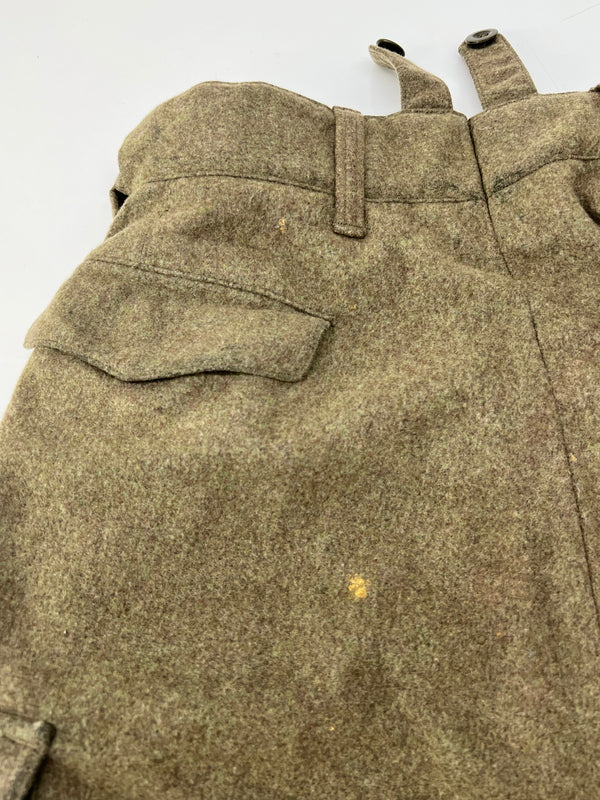 【中古品】【メンズ】 GERMAIN ARMY ドイツ軍 60's MELTON WOOL FIELD CARGO PANTS 12-130-5784 VINTAGE 60年代 メルトン ウール フィールド カーゴパンツ ボトムス ヴィンテージ 157-260815-kk-06-hon サイズ:表記不明 下記参照 カラー:カーキ 万代Net店