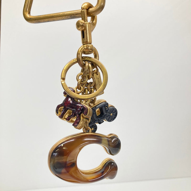 【中古品】【レディース】 COACH コーチ MULTI ICON BAG CHARM マルチアイコン バッグチャーム アクセサリー 服飾雑貨 182-260804-kk-38-hon カラー:ゴールド 万代Net店