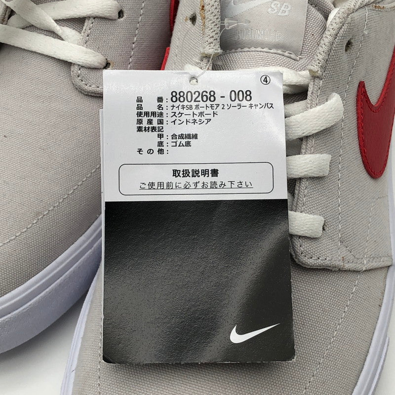 【中古品】【メンズ】 NIKE SB PORTMORE 2 SOLAR CNVS 880268-008 ナイキ SB ポートモア 2 ソーラー キャンバス スニーカー 靴 ヴァストグレー 160-260604-sm-04-otoh カラー:ヴァストグレー 万代Net店