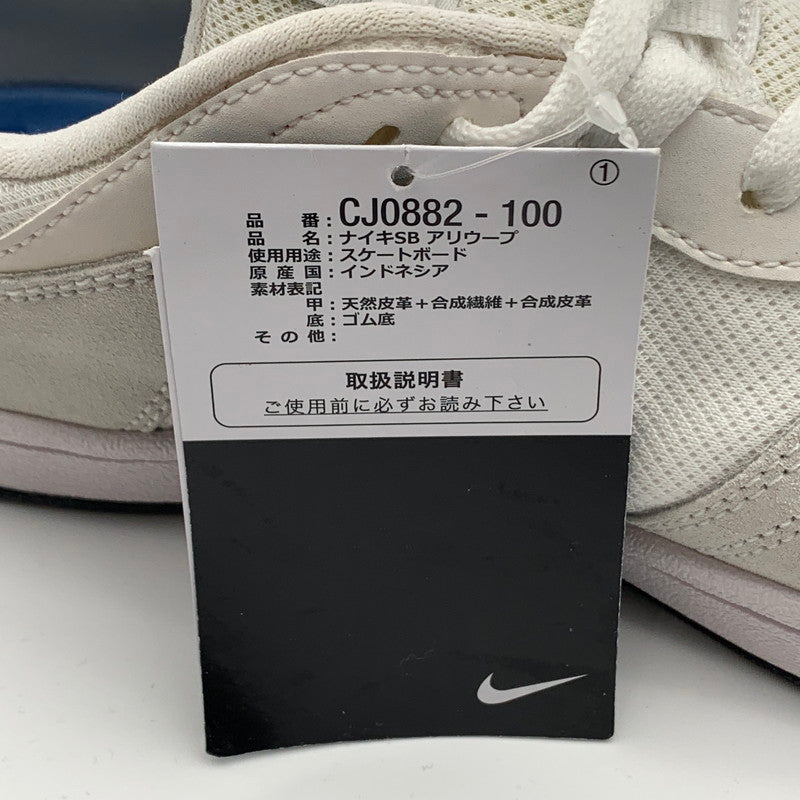 【中古美品】【メンズ】 NIKE ナイキ CJ0882 100 SB ALLEYOOP スニーカー 靴 160-260511-st-04-otoh カラー:ホワイト/ブラック 万代Net店