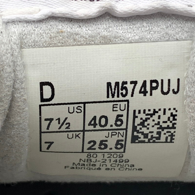【中古品】【メンズ】 NEW BALANCE ニューバランス M574PUJ スニーカー 靴 162-260607-st-04-otoh カラー:パープル 万代Net店