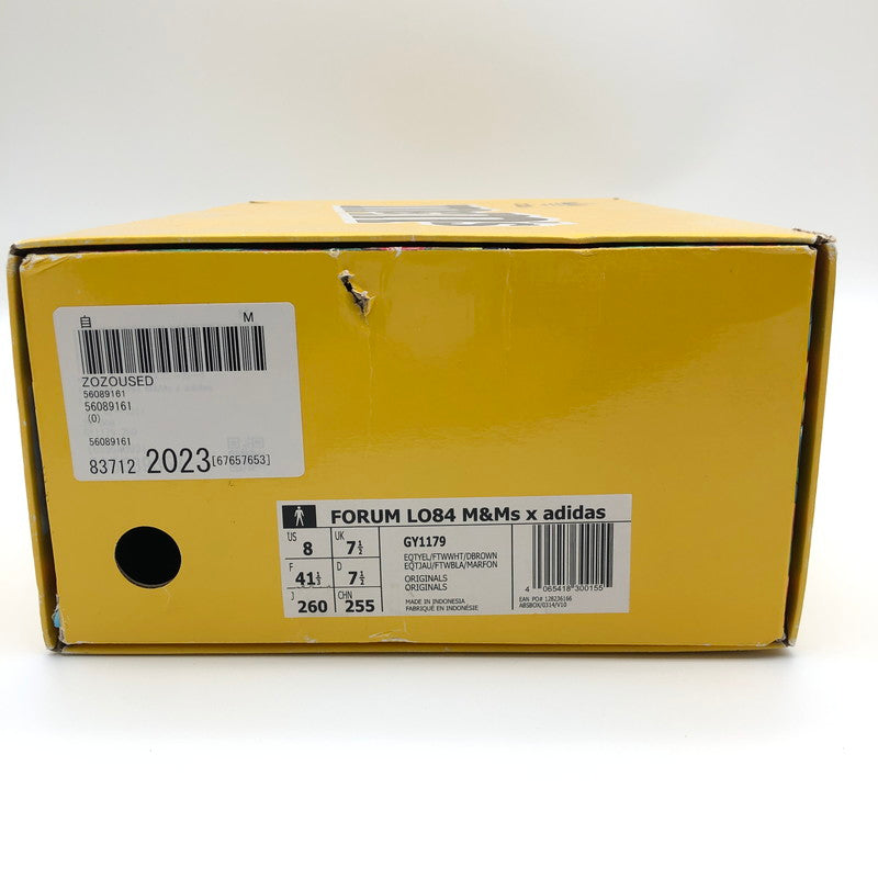 【中古品】【メンズ】 ADIDAS×M&Ms GY1179 FORUM LO84 アディダス エムアンドエムズ フォーラム ロー 84 イエロー スニーカー 靴 162-260604-sm-01-otoh カラー:イエロー 万代Net店