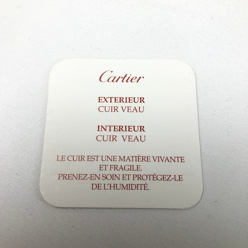 【中古品】【レディース】 CARTIER カルティエ マスト ドゥ カルティエ カードホルダー 名刺入れ 定期入れ 192-260624-sm-04-otoh カラー:ブラック 万代Net店