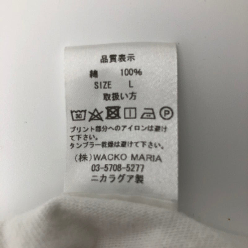 【中古品】【メンズ】 WACKO MARIA ワコマリア TIM LEHI 虎 バックプリント 長袖Tシャツ ホワイト 147-260602-sm-01-otoh サイズ:L カラー:ホワイト 万代Net店