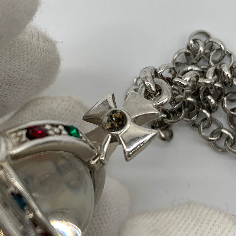 【中古品】【メンズ/レディース】 Vivienne Westwood ヴィヴィアンウエストウッド Orb Necklace オーブ ネックレス ペンダント 182-260311-nm-02-otoh カラー:シルバー 万代Net店