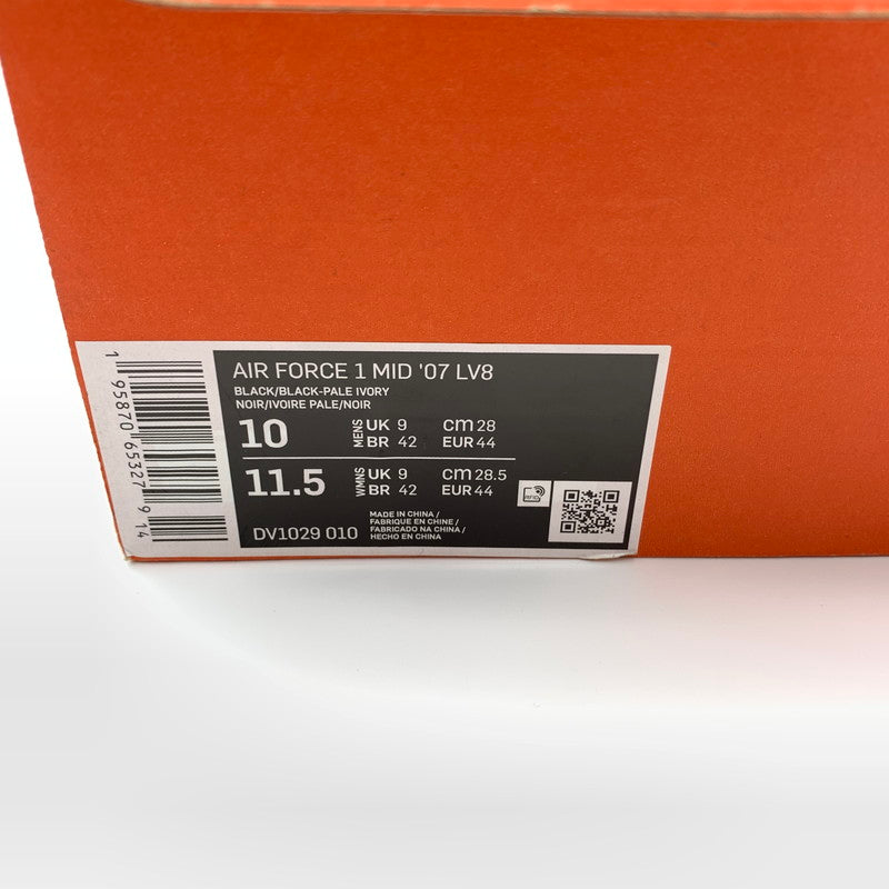 【中古美品】【メンズ】 NIKE ナイキ DV1029-010 AIR FORCE 1 MID LX ”OUR FORCE 1” スニーカー 靴 160-260601-st-07-otoh カラー:ブラック/ペールアイボリー 万代Net店