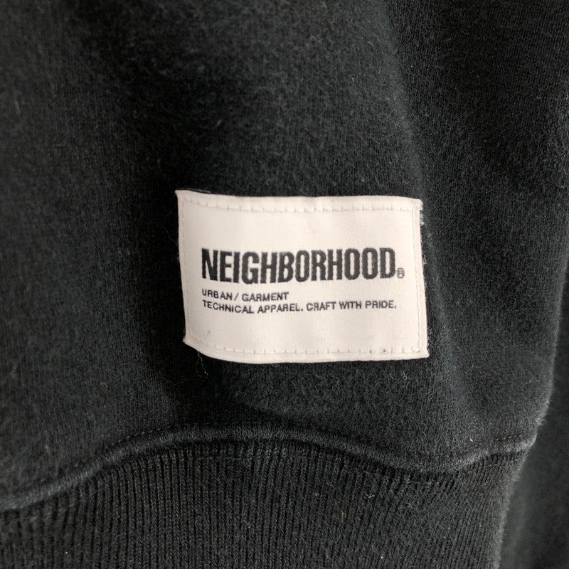 【中古品】【メンズ】 NEIGHBORHOOD 232UWNH-CSM02 SWEAT SHIRT ネイバーフッド スウェット 142-260324-ts-02-otoh サイズ:XL カラー:ブラック 万代Net店