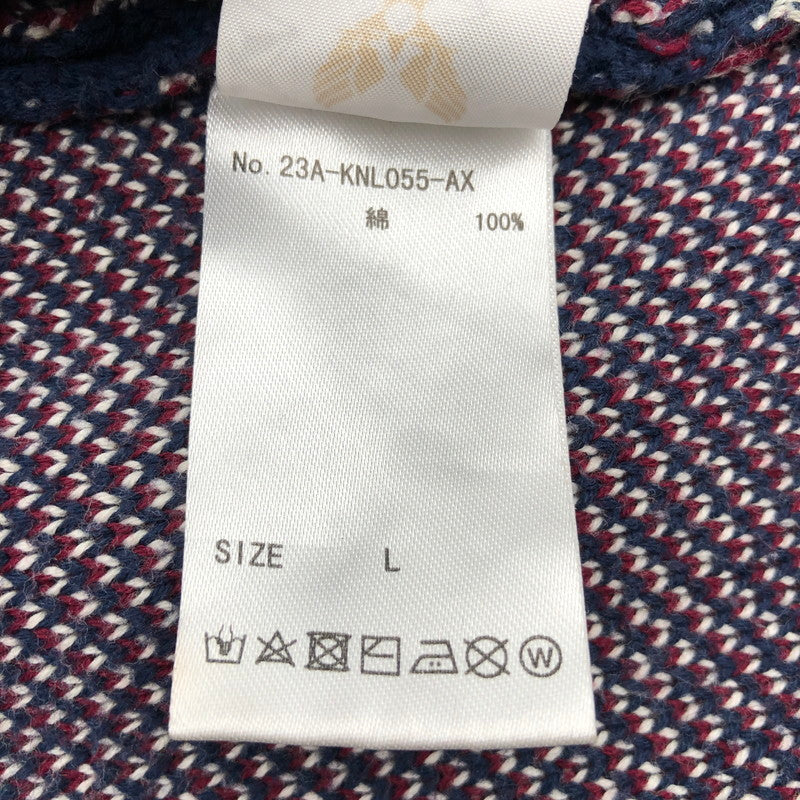 【中古品】【メンズ】 AVIREX DRIVERS COTTON KNIT アヴィレックス ドライバーズ コットン ニット 147-260630-sm-07-otoh カラー:ネイビー 万代Net店
