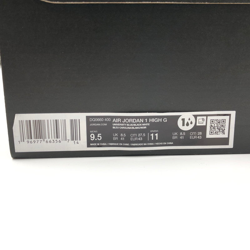【中古美品】【メンズ】 NIKE ナイキ DQ0660-400 AIR JORDAN HIGH GOLF "UNIVERSITY BLUE" スニーカー 靴 160-260506-st-08-otoh カラー:ユニバーシティ ブルー/ホワイト/ブラック 万代Net店