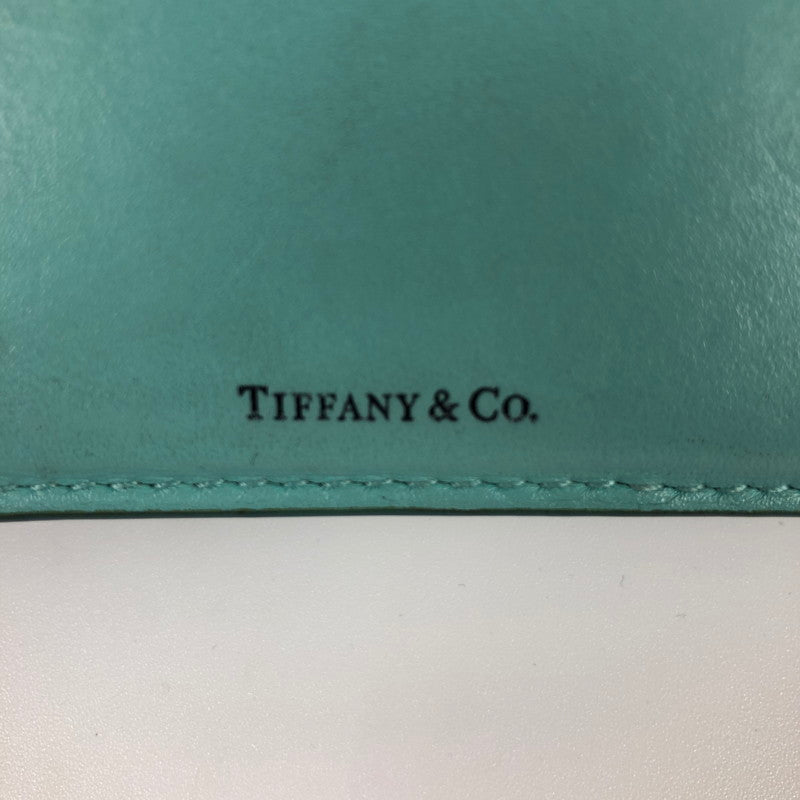 【中古品】【レディース】 TIFFANY&CO. ティファニー カードケース パスケース 名刺入れ 182-260629-sm-04-otoh カラー:ティファニーブルー 万代Net店