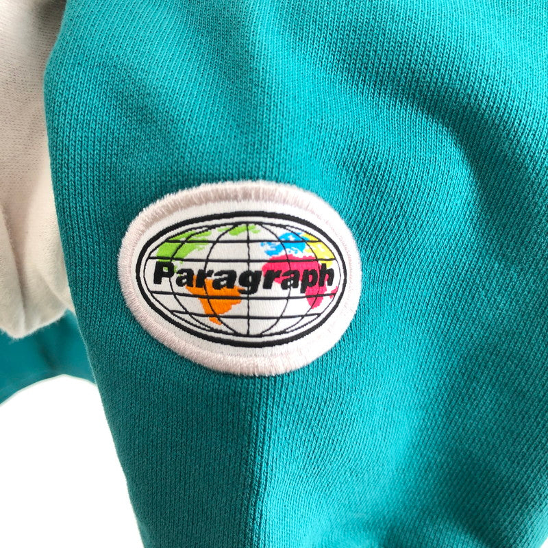 【中古美品】【メンズ】 PARAGRAPH LogoHoodie PARAGRAPH_NO.34 パラグラフ パーカー 142-260324-ts-04-otoh サイズ:フリー カラー:エメラルドグリーン 万代Net店