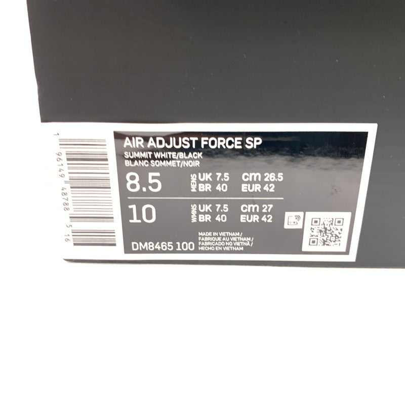 【中古品】【メンズ】 NIKE×AMBUSH ナイキ アンブッシュ AIR ADJUST FORCE DM8465-100 "SUMMIT WHITE" スニーカー 靴 160-260505-st-09-otoh カラー:サミットホワイト / ブラック / サイキックパープル 万代Net店