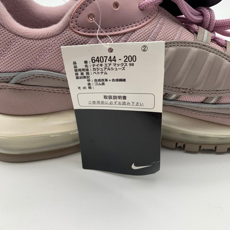 【中古美品】【レディース】 NIKE ナイキ 640744-200 AIR MAX 98 PUMICE スニーカー 靴 160-260511-st-03-otoh カラー:ピンクパミス 万代Net店