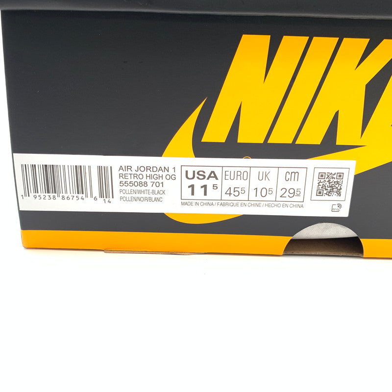 【中古品】【メンズ】 NIKE ナイキ 555088-701 AIR JORDAN 1 HIGH OG "POLLEN" スニーカー 靴 160-260505-st-06-otoh カラー:ポレン / ホワイト/ブラック 万代Net店