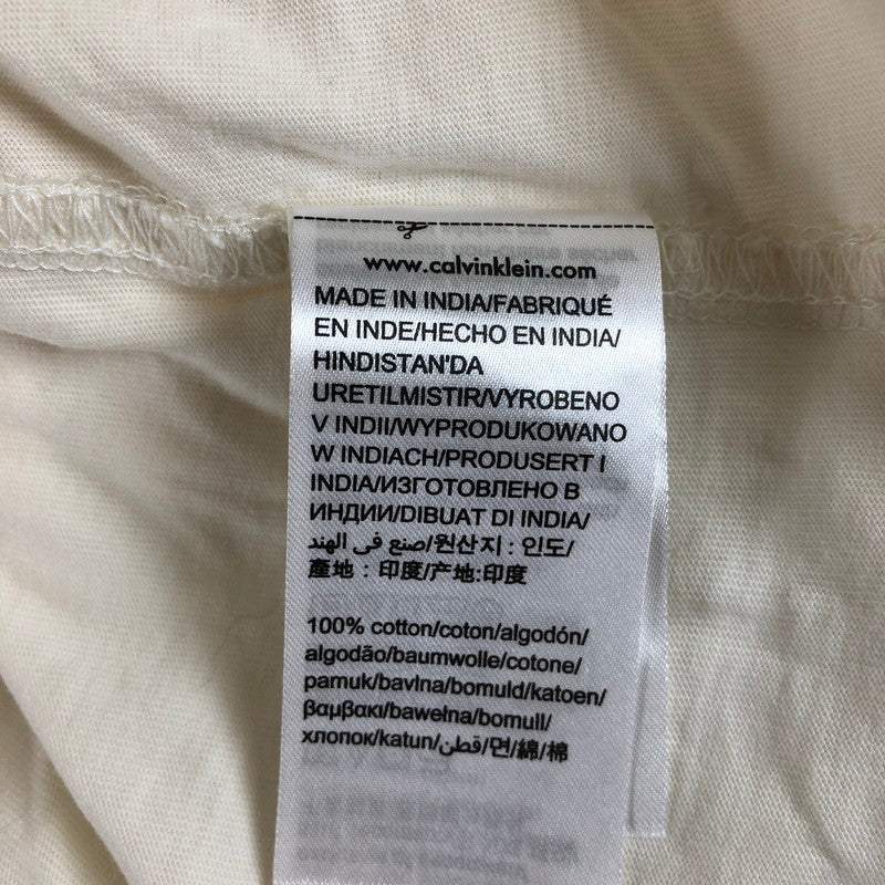 【中古品】【メンズ】 Calvin Klein Jeans カルバン クライン ジーンズ モノグラムロゴ ポケット Tシャツ 147-260618-sm-08-otoh サイズ:M カラー:オフホワイト 万代Net店