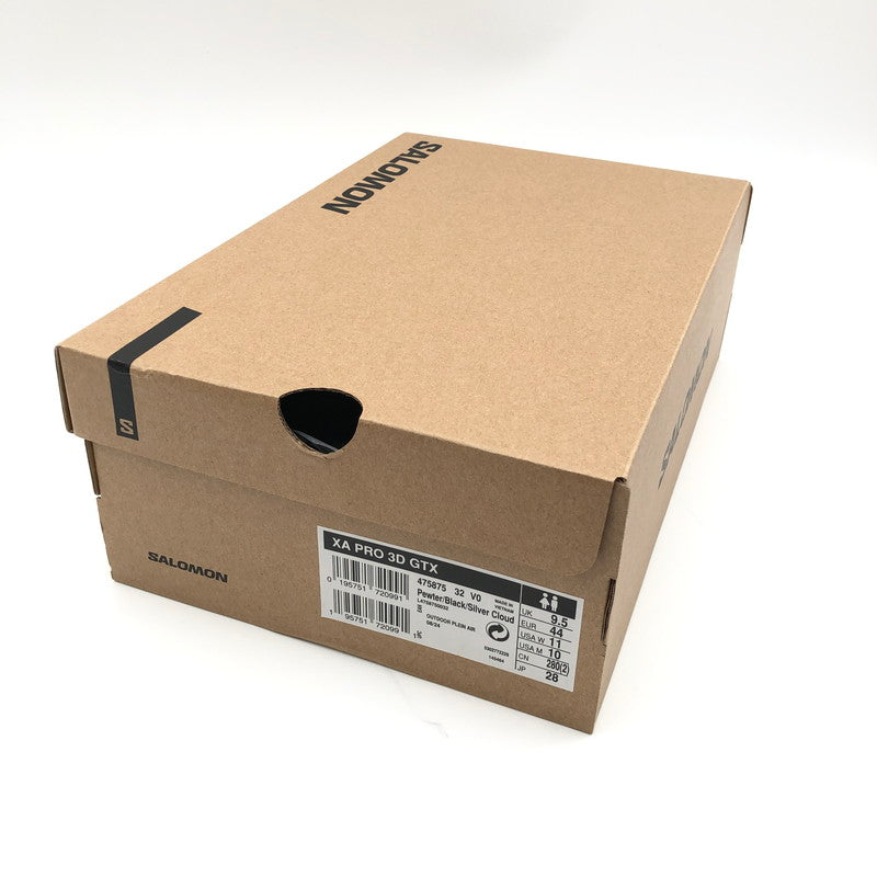 【中古品】【メンズ】 SALOMON 475875 XA PRO 3D GTX サロモン エックスエー プロ 3D ゴアテックス スニーカー 靴 162-260615-sm-03-otoh カラー:チャコールグレー 万代Net店