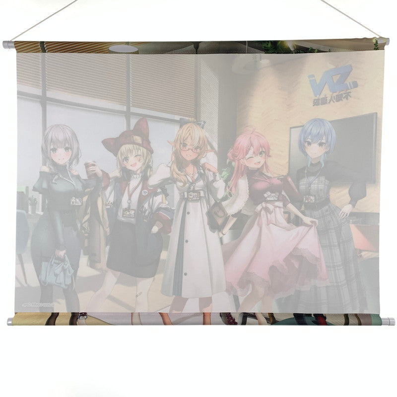 【中古美品】 開封済み ホロライブホロライブ×ツリービレッジ ホロツリ2023 ~不知火建設たてものツアー~ B2タペストリー 053-260917-st-08-otoh 万代Net店