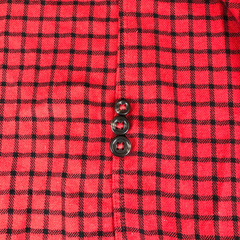 【中古品】【メンズ】 RALPHLAUREN ポロ ラルフローレン 長袖フランネルボタンダウンシャツ 長袖シャツ 147-260703-sm-05-otoh カラー:レッド ブラック 万代Net店