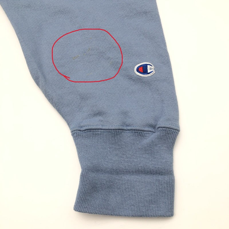 【中古品】【メンズ】 Champion REVERSE WEAVE リバースウィーブ プルオーバーパーカー パーカー 147-260822-sm-10-otoh カラー:サックスブルー 万代Net店
