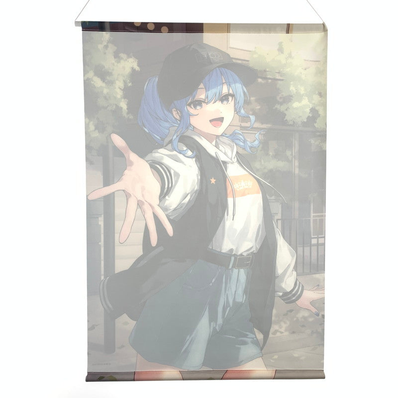 【中古美品】 開封済み 星街すいせい B2タペストリー 「バーチャルYouTuber ホロライブ 星街すいせい 誕生日&活動6周年記念」 053-260917-st-06-otoh 万代Net店