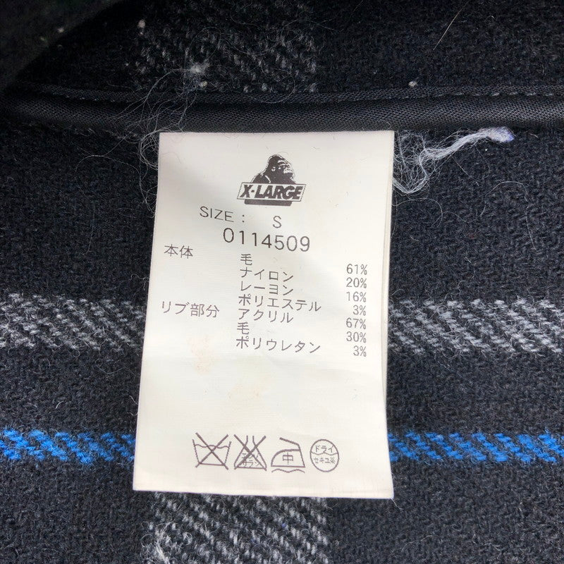 【中古品】【メンズ】 X‐LARGE 0114509 エクストララージ メルトンフーデッドスタジャン 147-260809-sm-01-otoh カラー:ブラック 万代Net店