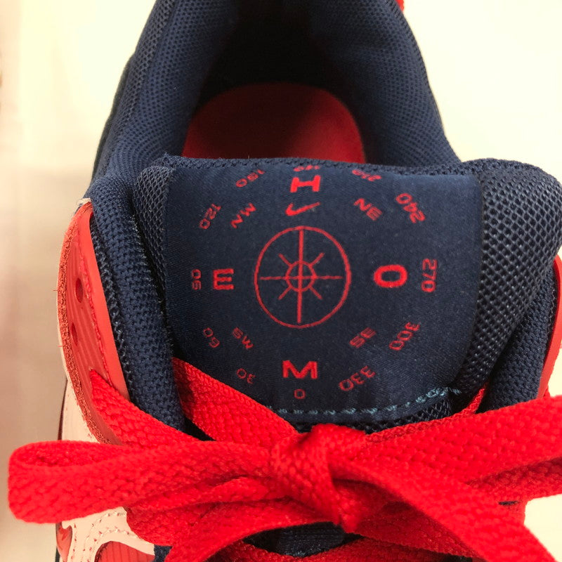 【中古品】【メンズ】 NIKE ナイキ CJ0611-101 AIR MAX 90 PREMIUM エア マックス 90 プレミアム ホーム&アウェイ スニーカー 靴 160-260903-sm-05-otoh カラー:セイル/ユニバーシティレッド 万代Net店