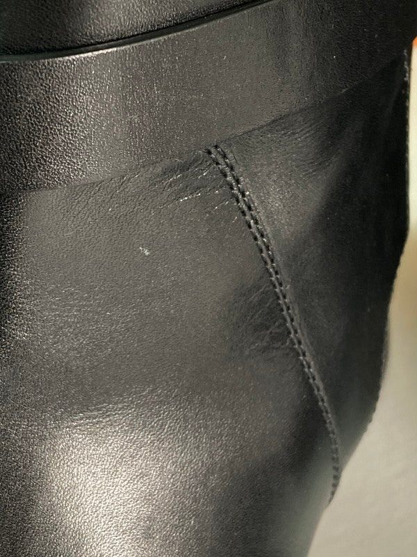 【中古品】【レディース】 HERMES エルメス NEO ネオ ショートブーツ カーフ 靴 シューズ 183-250122-AS-3-min サイズ:37 カラー:ブラック 万代Net店