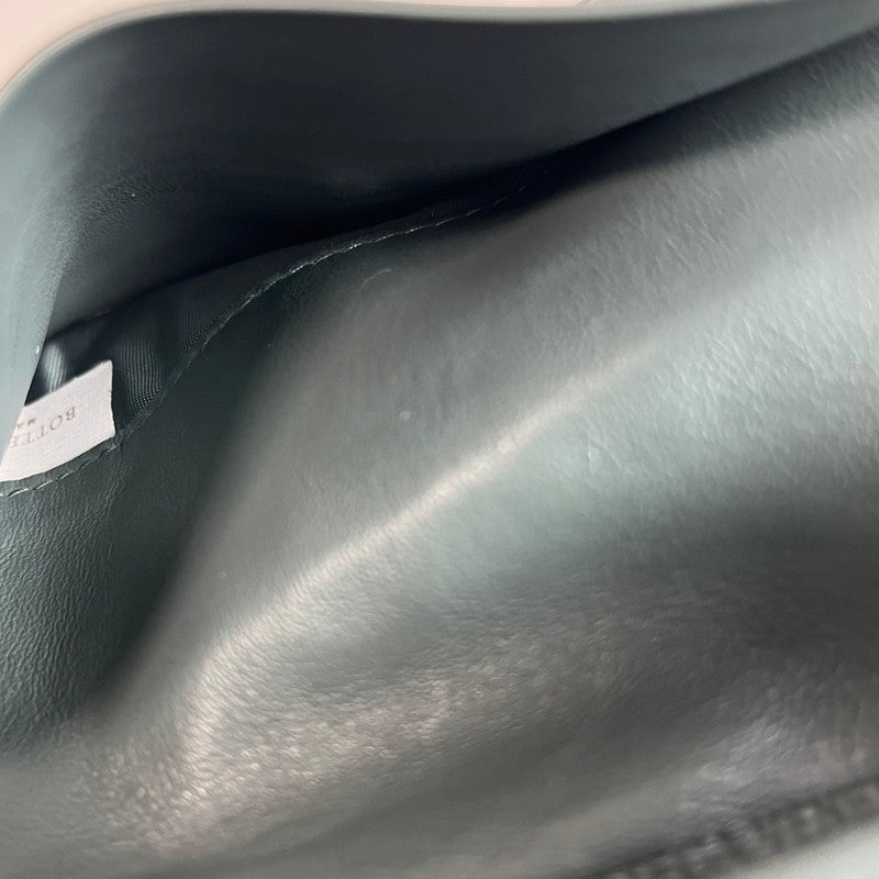 【中古品】【レディース】 ボッテガヴェネタ BOTTEGA VENETA 二つ折り長財布 イントレチャート 181-250905-SS-01-ich カラー:ダークグリーン系 万代Net店