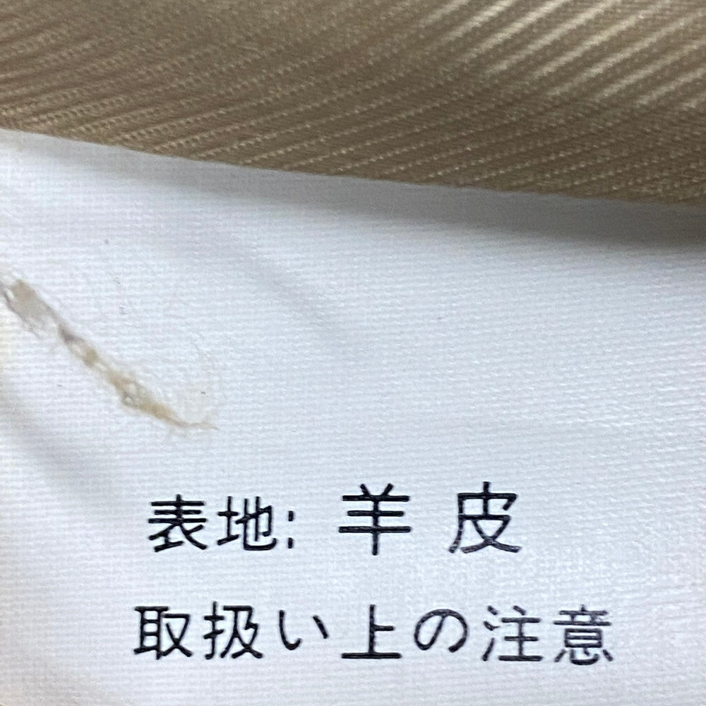 【中古品】【レディース】 トレンチコート ベージュ 羊革 Sサイズ レディース 169-260203-HN-01-ich 万代Net店